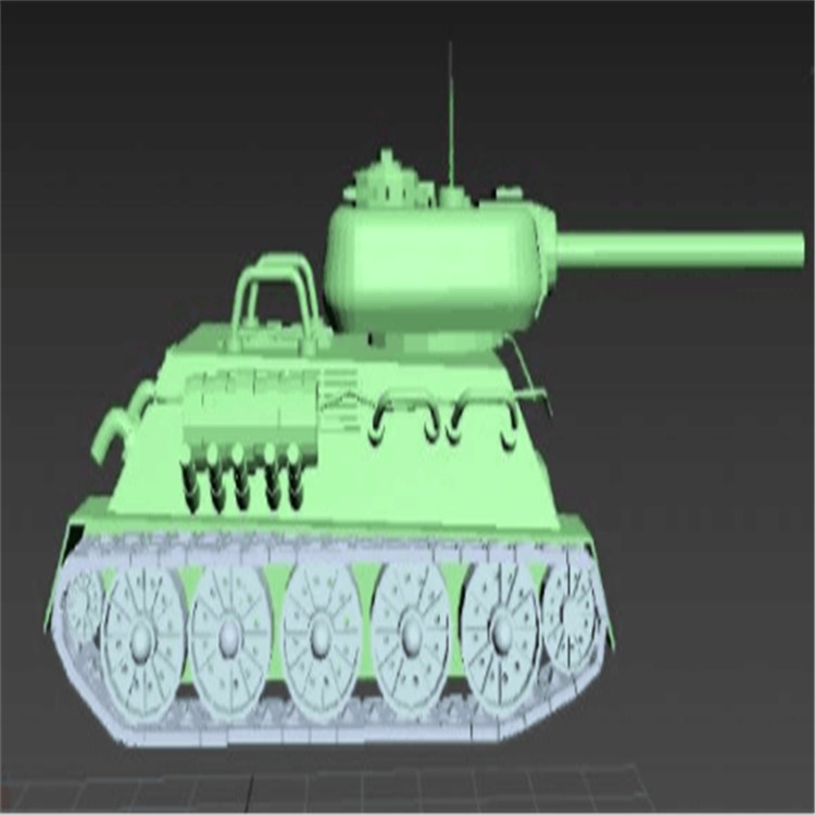 渠县充气军用坦克模型
